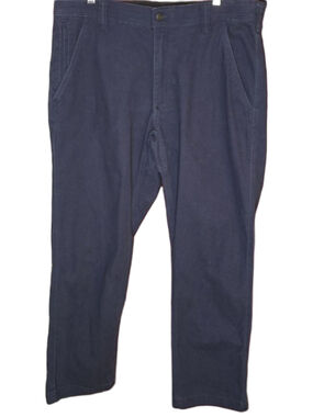 CAT Caterpillar Flex Waist 5 Pocket Work Pants Navy 36x30 Stretch Straight Leg
